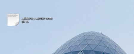 Guarda texto en Mac OS X sin necesidad de usar ninguna aplicación