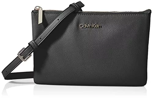 Calvin Klein Bolso bandolera Mujer Ck Must Ew Xbody pequeño, Negro (Ck Black), Talla Única