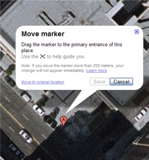 Google Maps permite editar las direcciones