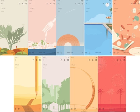 Google Keepの壁紙