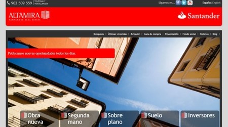 Altamira Santander permite que los posibles compradores propongan el precio de la vivienda
