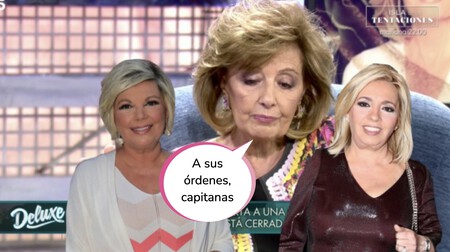 La gran mentira de Terelu y Carmen Borrego: negocian sentar a María Teresa en el 'Deluxe' a cambio de un pastizal