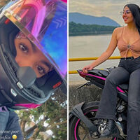 "Espero no chocar, porque voy sin gafas". Una influencer motera muere en un accidente tras subir una story  