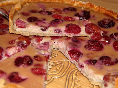 Receta de tarta de cerezas