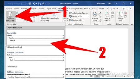 Como Hacer Un Indice Automatico En Word