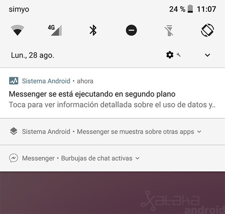 Notificaciones permanentes