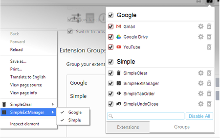 Simpleextmanager Chrome Web Store