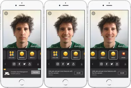 フェイスアプリ