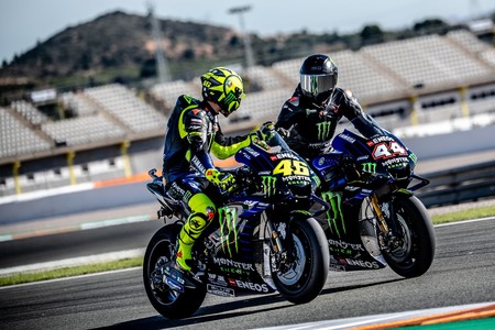 Rossi Hamilton Cheste Motogp 2019
