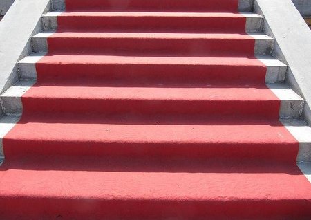 Fuera de la alfombra roja