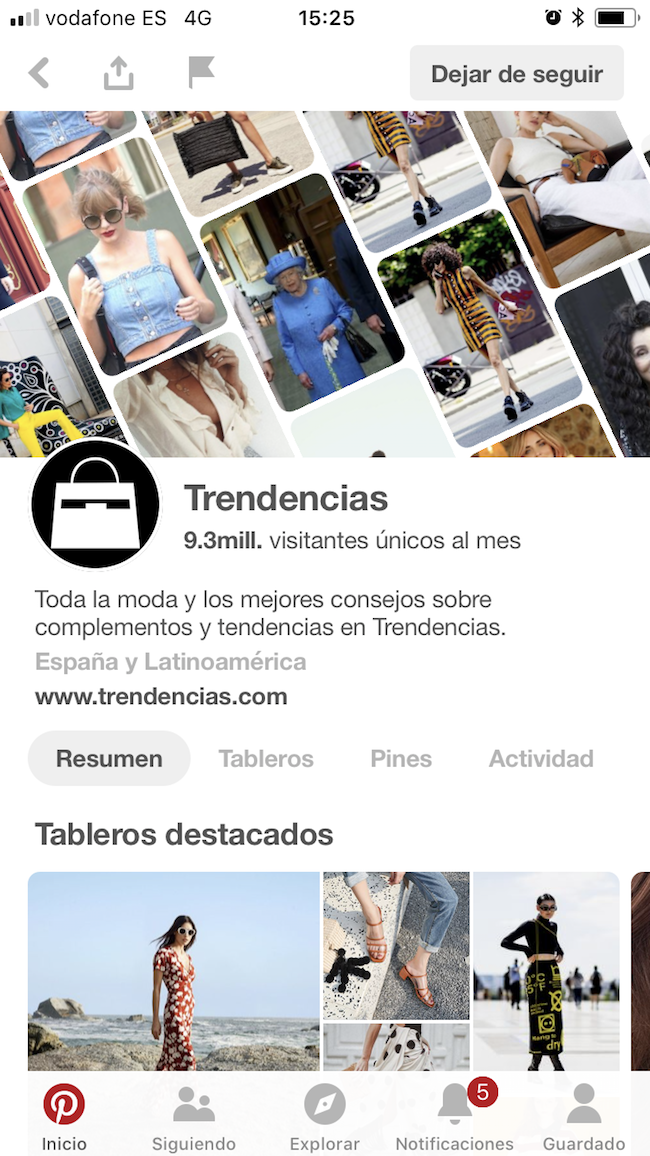 Pinterest Trendencias