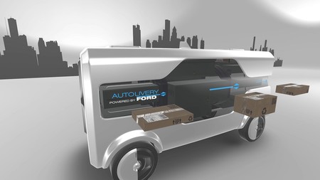 ¡Adiós, repartidores! El Ford Autolivery Concept quiere ser el buzón autónomo del futuro