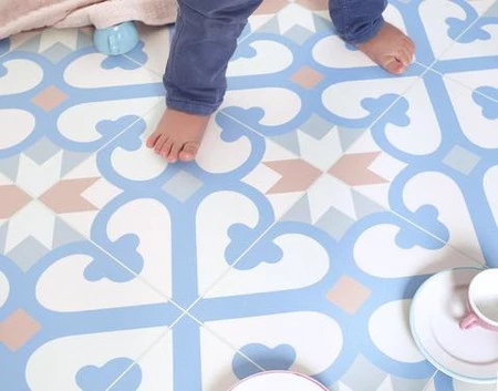 Alfombras de linóleo para los amantes del suelo hidráulico, sin necesidad de hacer obras