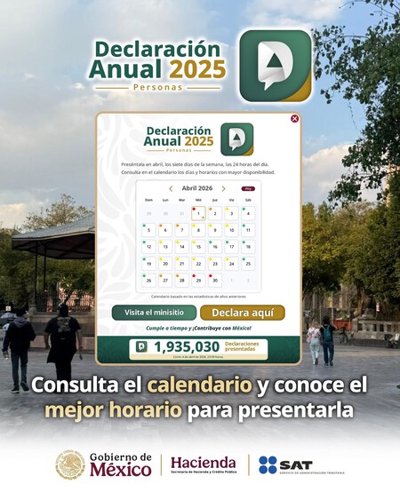 Declaracion Anual Sat Calendario 2026