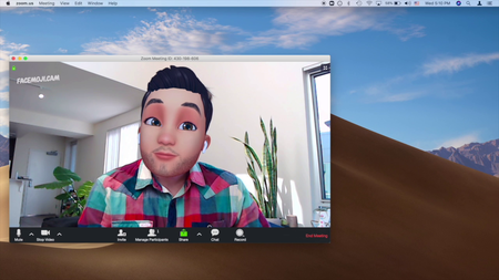 Esta aplicación gratuita para macOS hará que un “Facemoji” te sustituya en las videollamadas