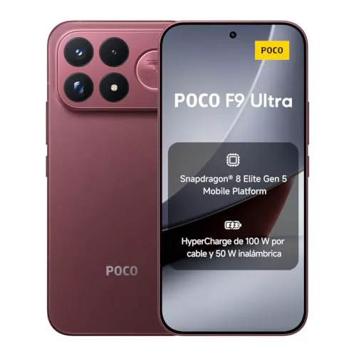XIAOMI Poco F9 Ultra, 16+512, Cereza Oscuro, 8050mAh, Carga 100 W