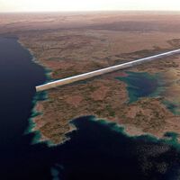 Arabia había empezado a construir la ciudad imposible de 170 km de largo sin carreteras ni coches, pero se ha encontrado con un enemigo inesperado: la caída del precio del petróleo