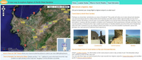Imágenes panorámicas de Cerdeña y la Toscana