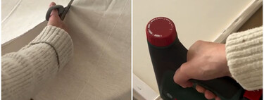 Nunca se me hubiera ocurrido reutilizar así las cortinas viejas que guardo en el cajón: es una idea súper resultona 