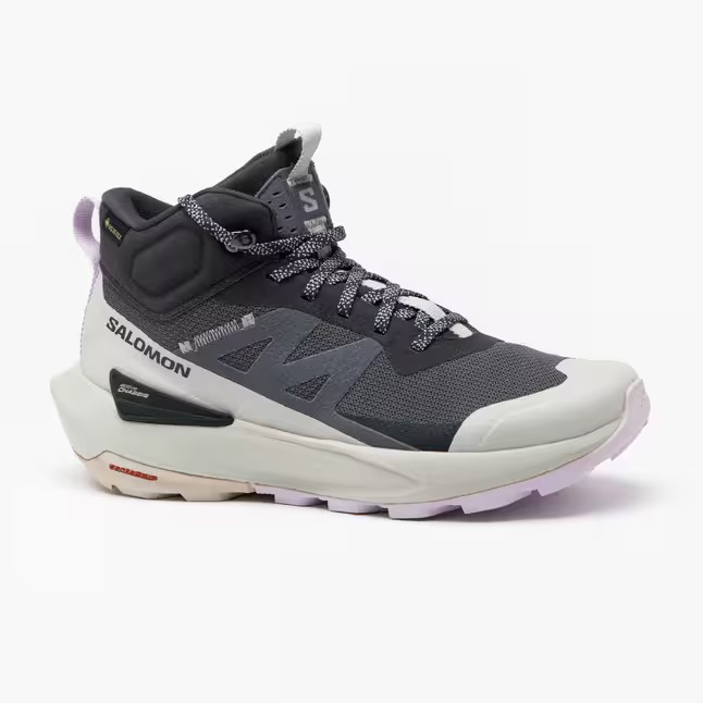 Zapatillas impermeables de senderismo - Salomon ELIIXIR ACTIV MID GTX - Mujer
