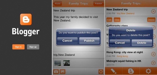 Google lanza aplicación de Blogger para iOS y mejora el acceso para Google Music