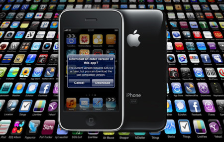 La App Store habilita la descarga de la última versión compatible de apps para tu actual versión de iOS instalada