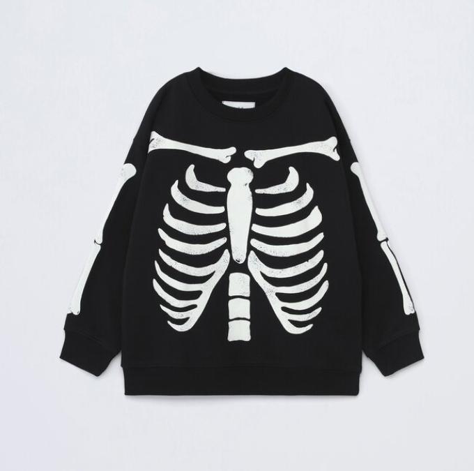 Sudadera disfraz esqueleto