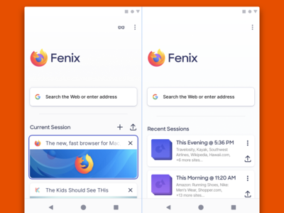 Así luce Fenix, el nuevo navegador de Mozilla para reemplazar Firefox en Android