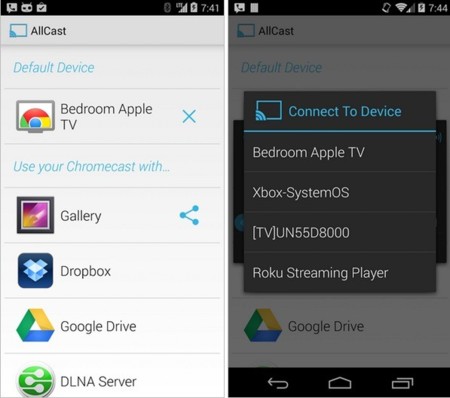 AllCast ya está en la Google Play Store