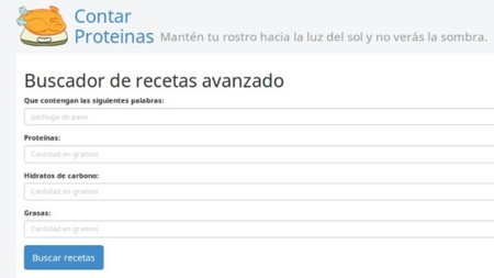 Contar proteínas: una web para buscar recetas con el contenido proteico que necesitas