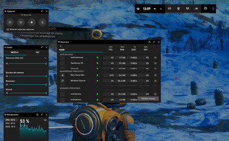 La barra de juego de Windows 10 ahora tiene su propio Administrador de tareas para que mates procesos molestos sin dejar de jugar