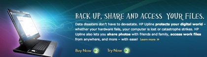 HP Upline, sistema de almacenamiento online