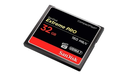 Para cámaras profesionales, los 32 GB de la SanDisk Extreme Pro CF tienen el mejor precio en Amazon: 40,50 euros