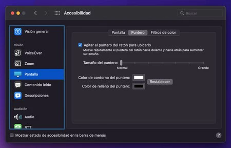 Macos ポインターの設定