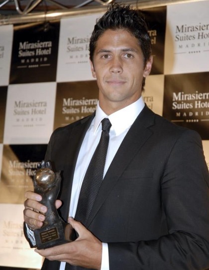 Fernando Verdasco recibe el premio Naranja de la prensa