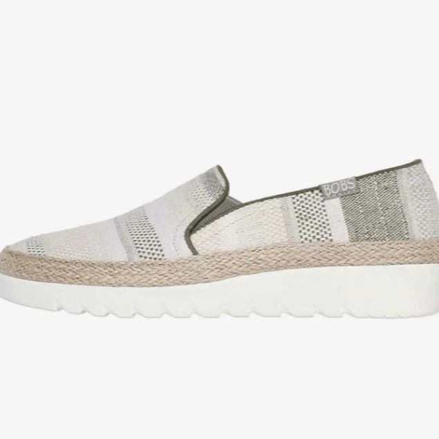 Skechers ALPARGATAS BOBS HI - SERENE HEIGHTS - Zapatos sin cordones - beige
