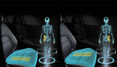 El asiento para coches de Jaguar Land Rover que simula que caminamos mientras vamos conduciendo