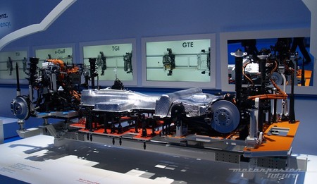 Chasis y batería del Volkswagen e-Golf