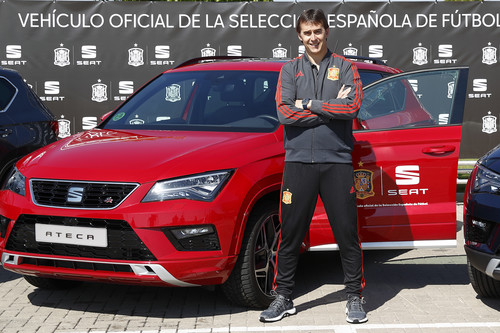 Los coches de los jugadores de la selección española de fútbol