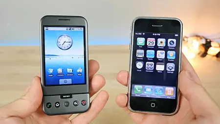 El HTC Dream vs el iPhone original El HTC Dream vs el iPhone original