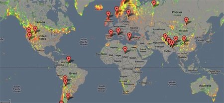 Mapa remotos