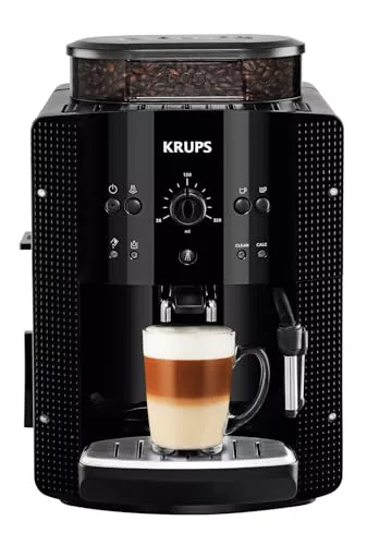 Krups Roma - Cafetera superautomática, molinillo cónico de metal