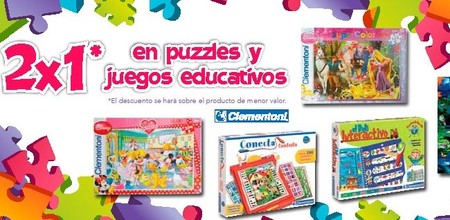 2x1 en juegos y puzzles Clementoni en Toy'R'Us
