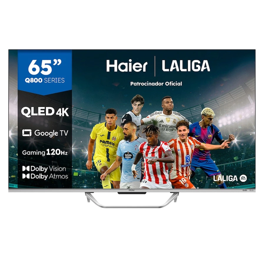 QLED 165 cm (65") Haier H65Q800UX Q8 Series, 4K UHD, Smart TV Google TV, Dolby Atmos