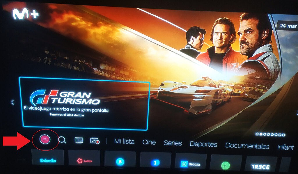 El nuevo botón rosa que aparece en el menú de Movistar Plus+: qué es y cómo sacarle partido