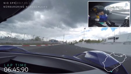 El tiempazo de 6:45 minutos del NIO EP9 en Nürburgring Nordschleife, ahora en vídeo