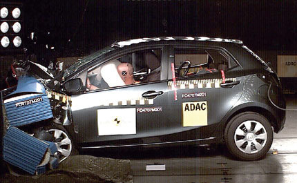 Mazda2, 5 estrellas en los tests de Euro NCAP