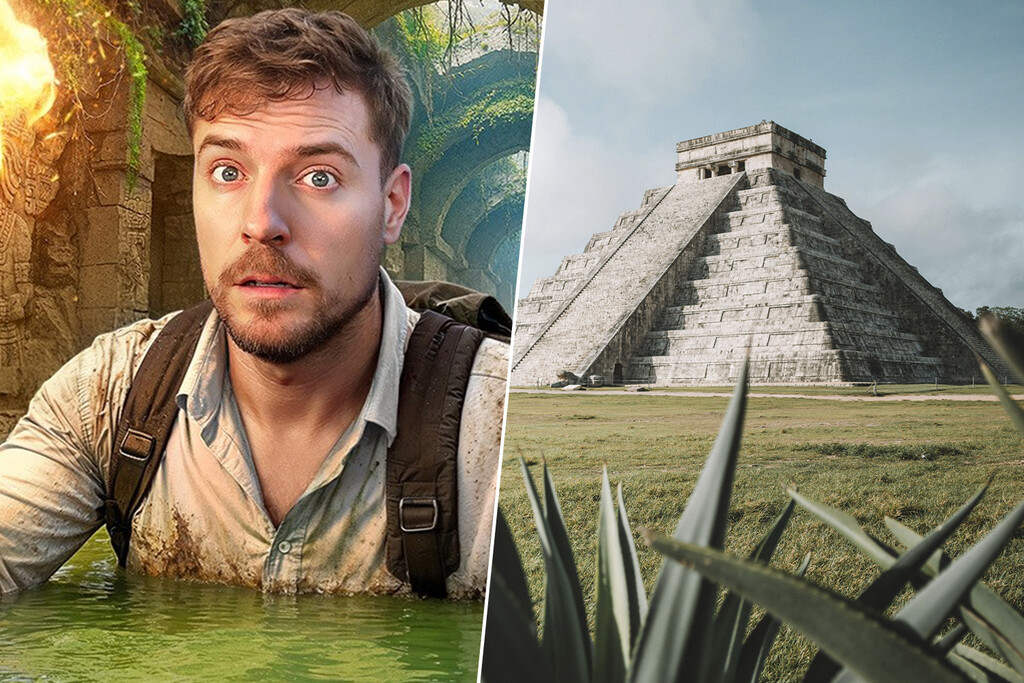 Mr. Beast le ha hecho un anuncio carísimo a la Península de Yucatán. Para ello ha accedido a zonas donde no pueden entrar ni los arqueólogos 