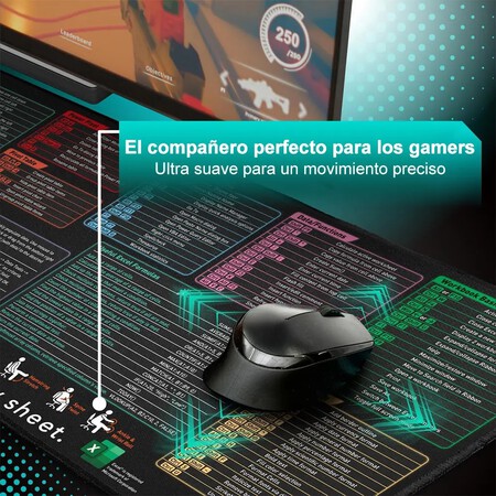 Free Wolf Mouse Pad Con Atajos