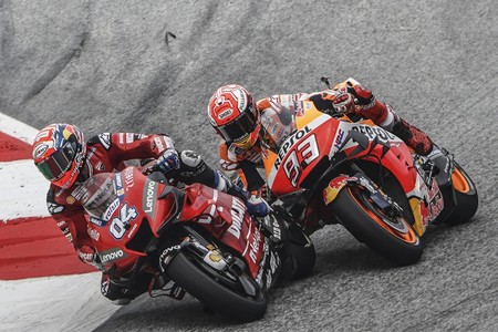 Andrea Dovizioso volvió a ser el ogro que negó a Marc Márquez su primera victoria en Austria